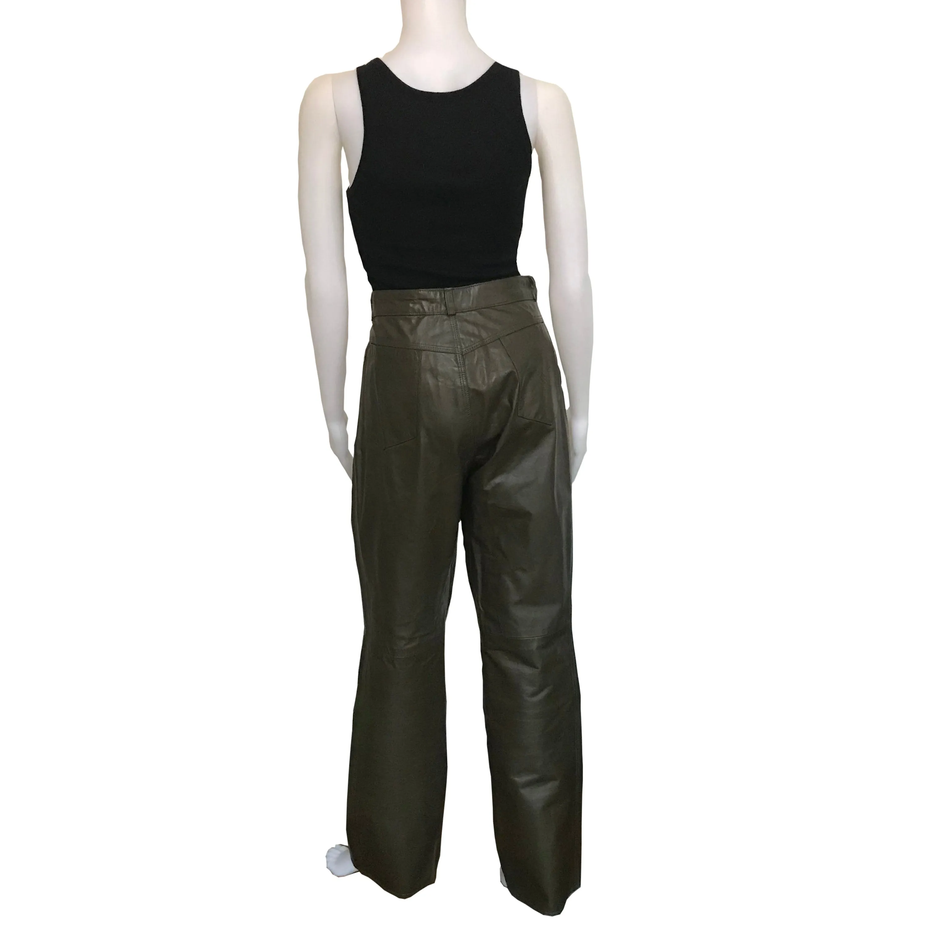 1980s LEATHER PANTS
