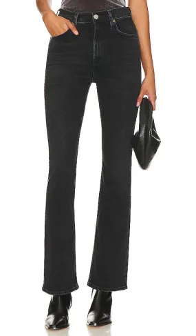AGOLDE Nico High Rise Slim Boot in Black