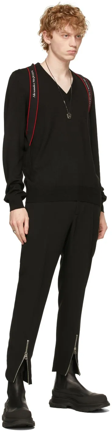 Alexander McQueen Black Classic Jogger Trousers
