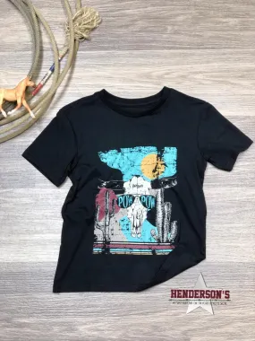 Boy's Dale Brisby  Tee ~ Steerhead Pow Pow