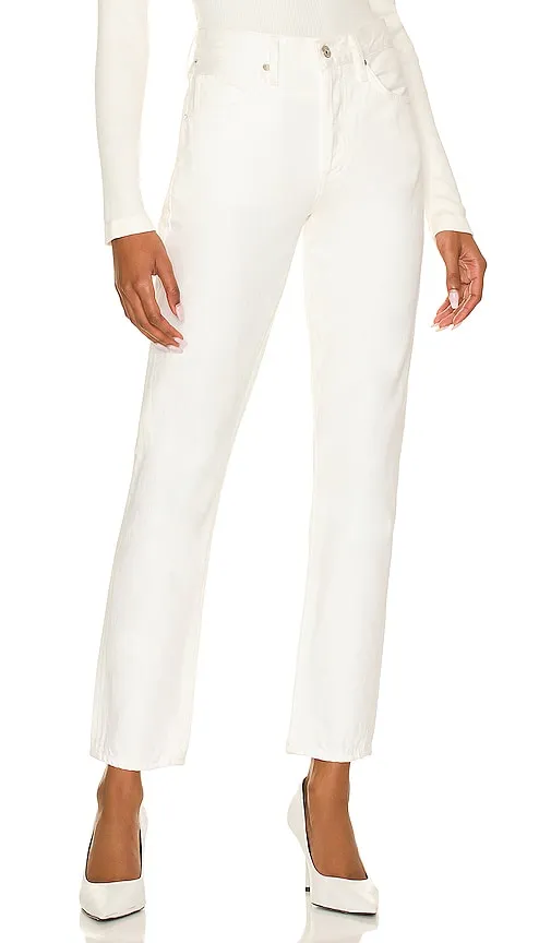 Citizens of Humanity Emerson Slim Boyfriend in White