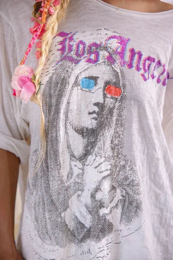 GLITTER SAINT VIGGO TEE - TOP 2326
