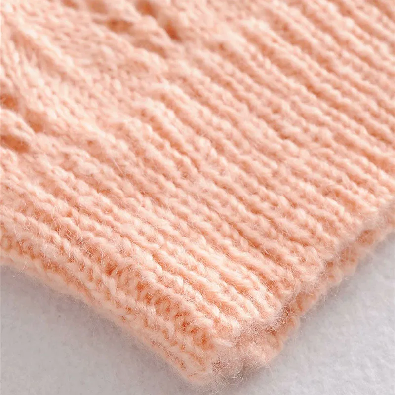 HOLLOW OUT LOOSE KNITTED SWEATER