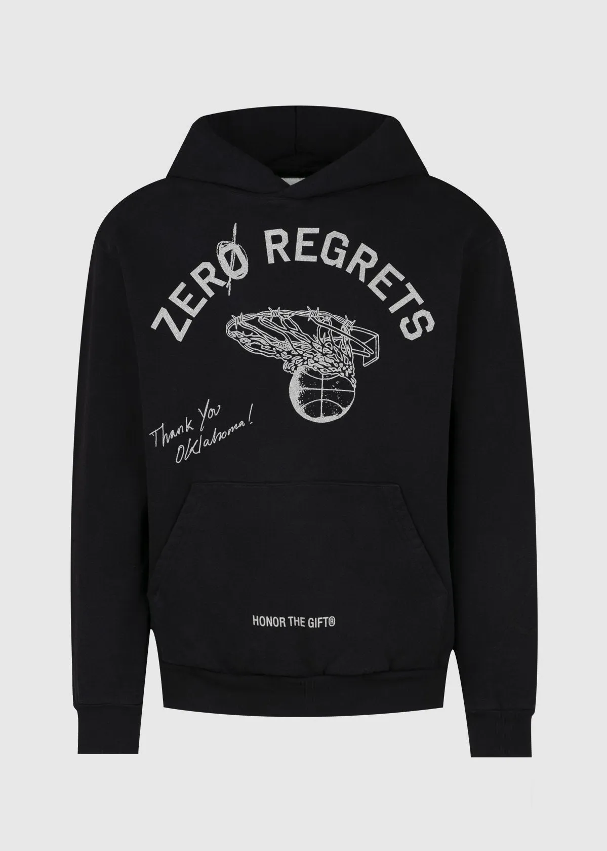 HONOR THE GIFT: ZERO REGRET HOODIE [BLACK]