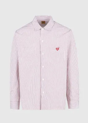 HUMAN MADE: STRIPE SHIRT [RED]