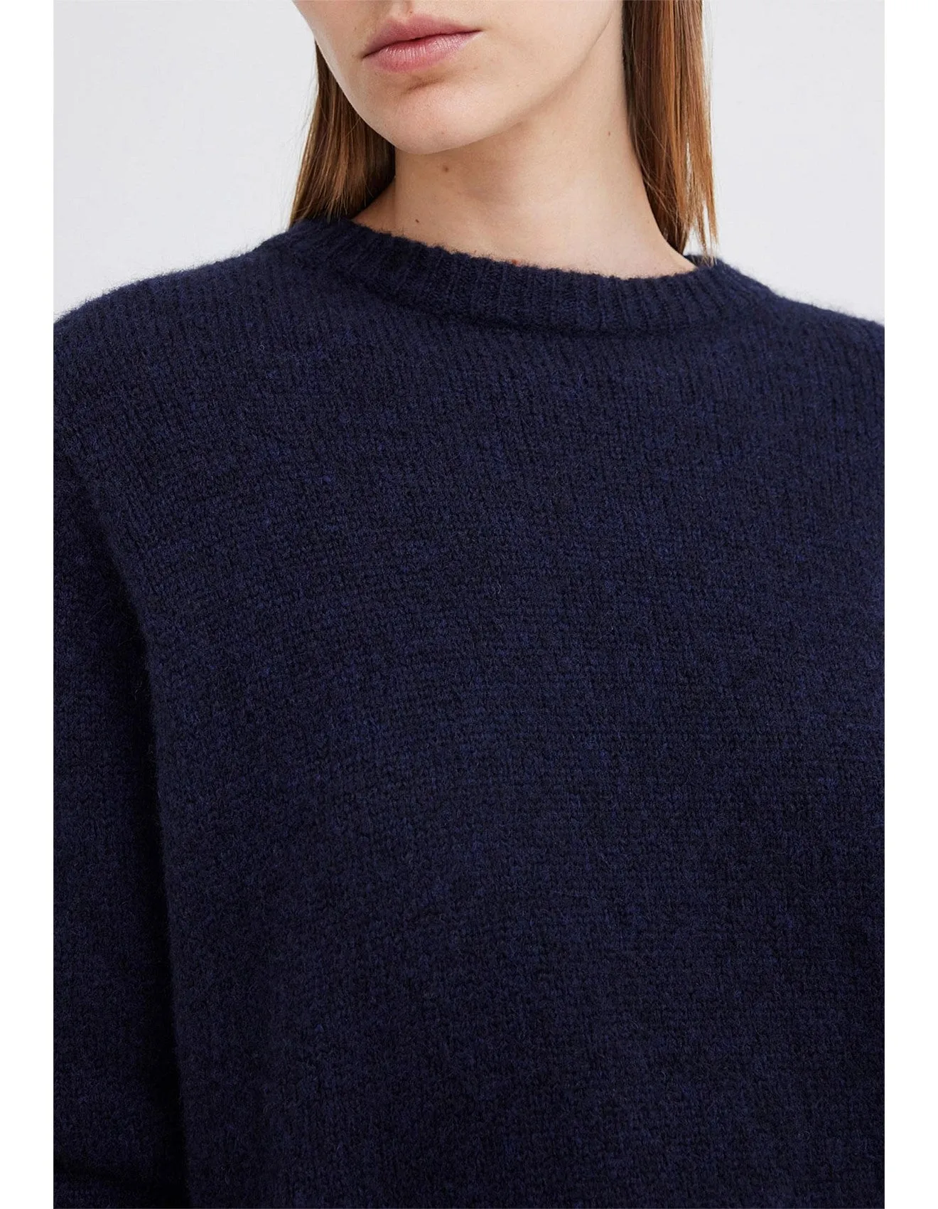 Jac   Jack Sia Alpaca Wool Sweater - Navy