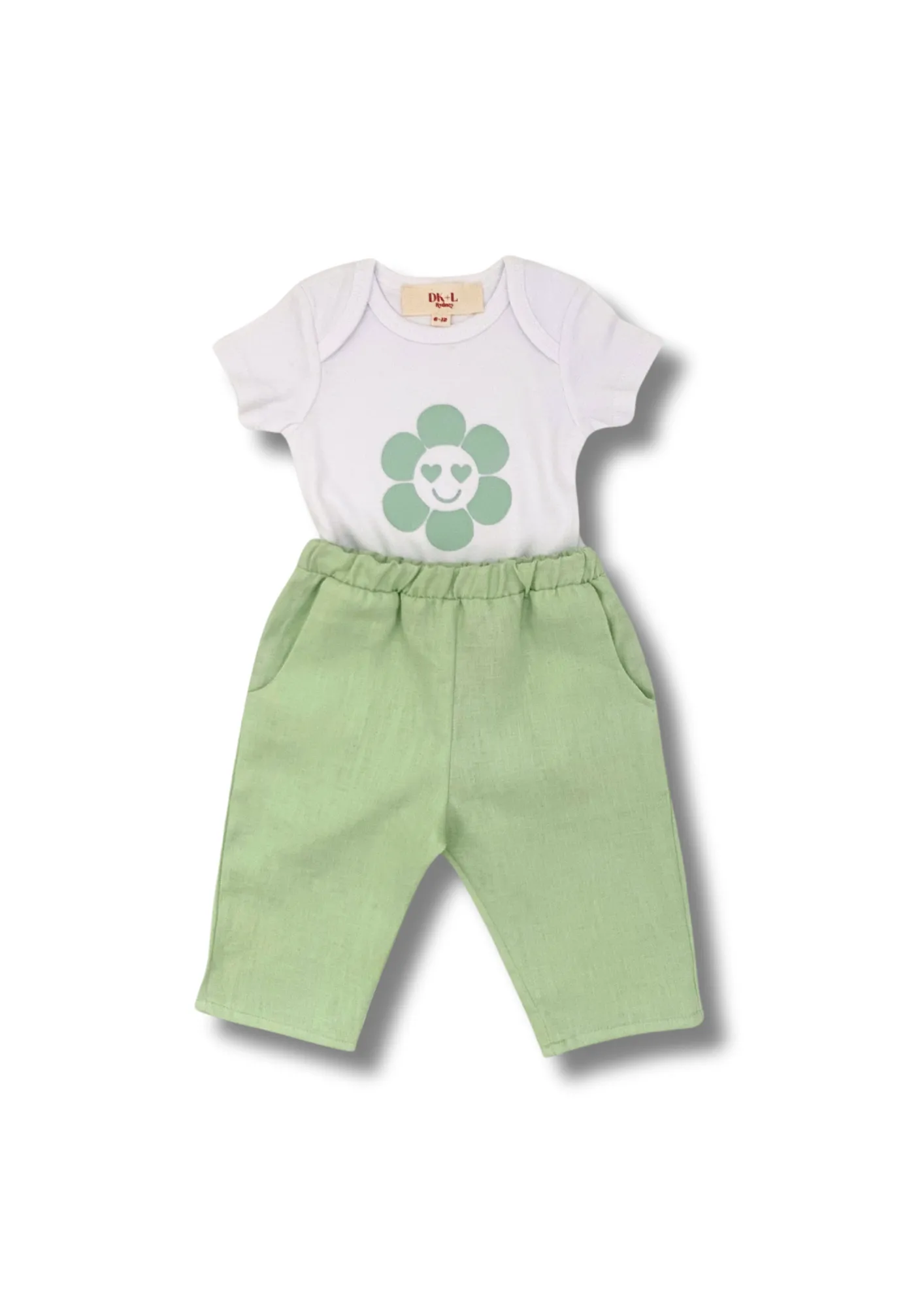 Mint Gelato Linen Slacks