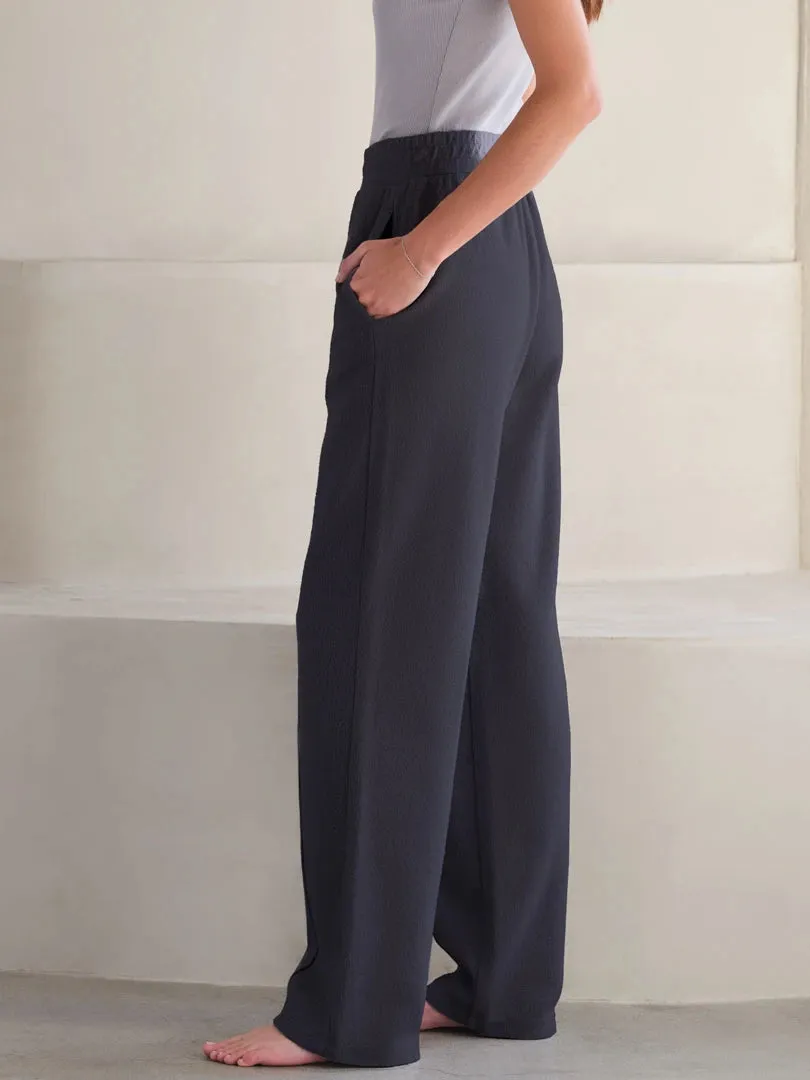 MYLES PRICE Brushed Pintuck Pant