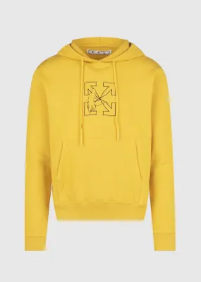 OFF-WHITE: WORKERS HOODIE [YELLOW]