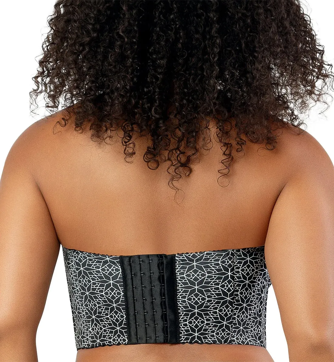 Parfait Marissa Molded Underwire Midi Bustier (P50117) - Black Mosaic