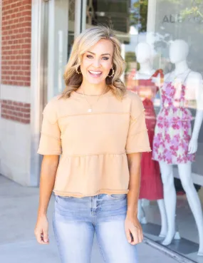 Peplum Casual Top