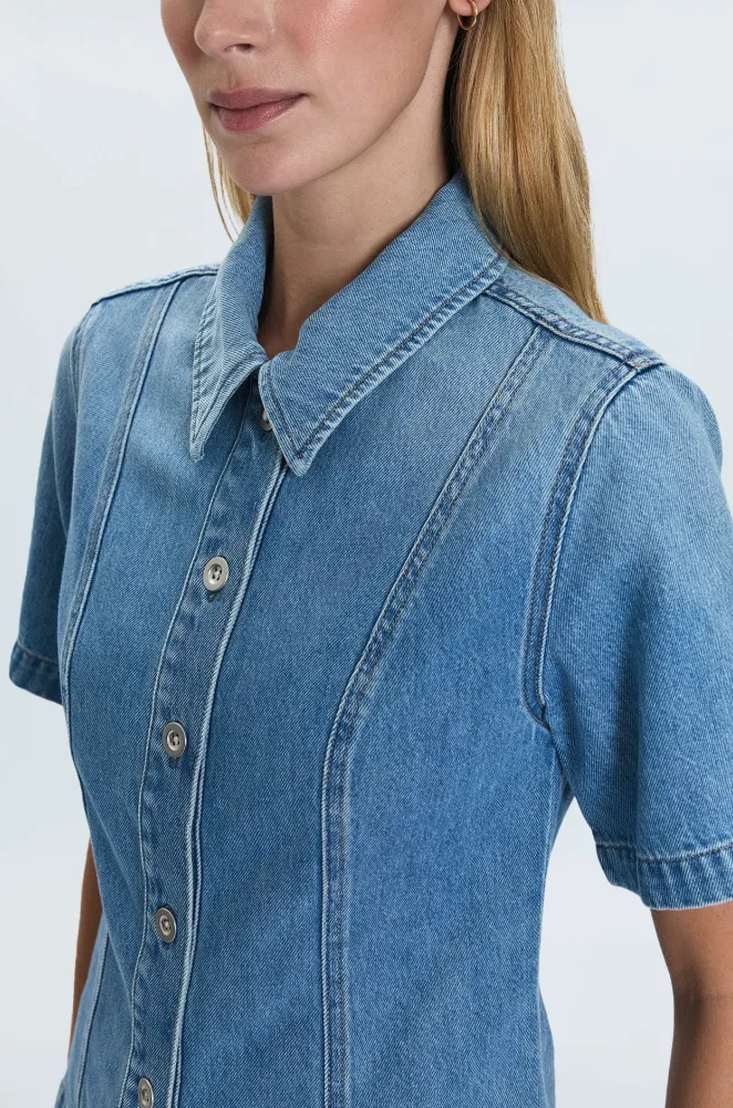Pistola Cyndi Denim Shirt in Palo Alto