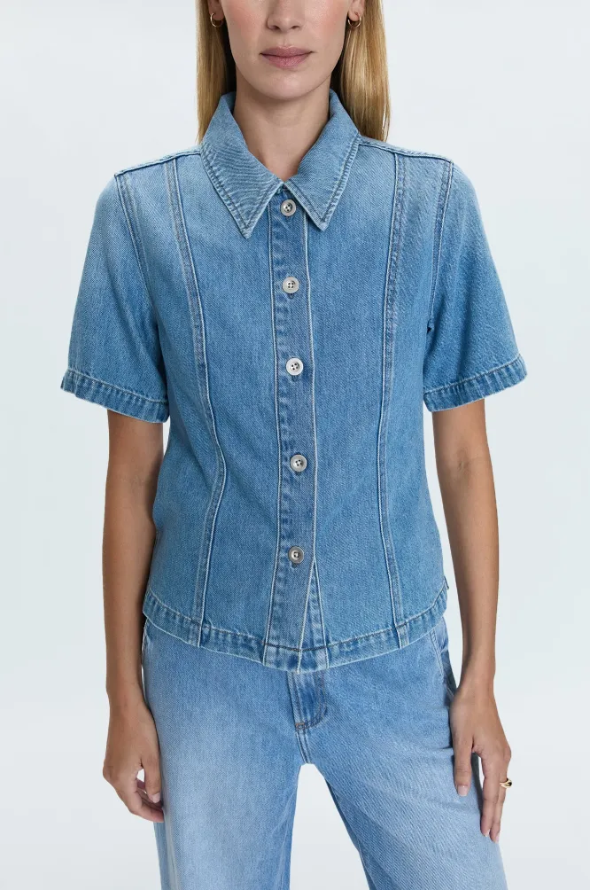 Pistola Cyndi Denim Shirt in Palo Alto