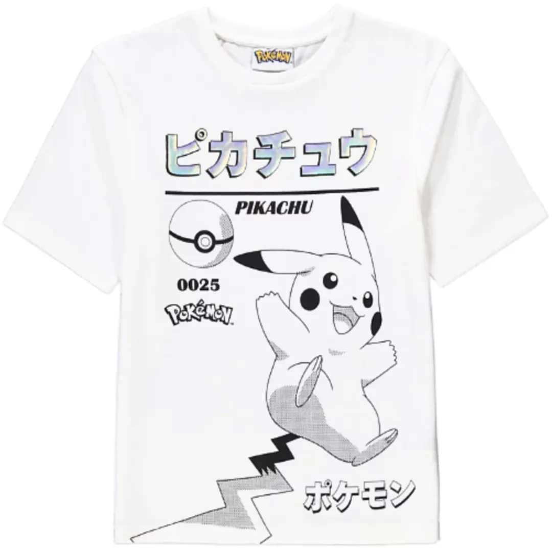 POKÉMON White Graphic T-Shirt
