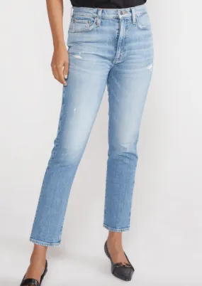 Scarlet Mid Rise Slim in Copper Creek