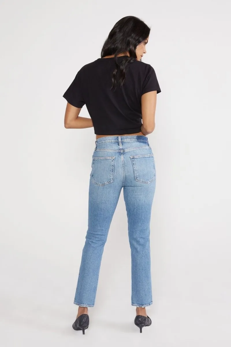 Scarlet Mid Rise Slim in Copper Creek