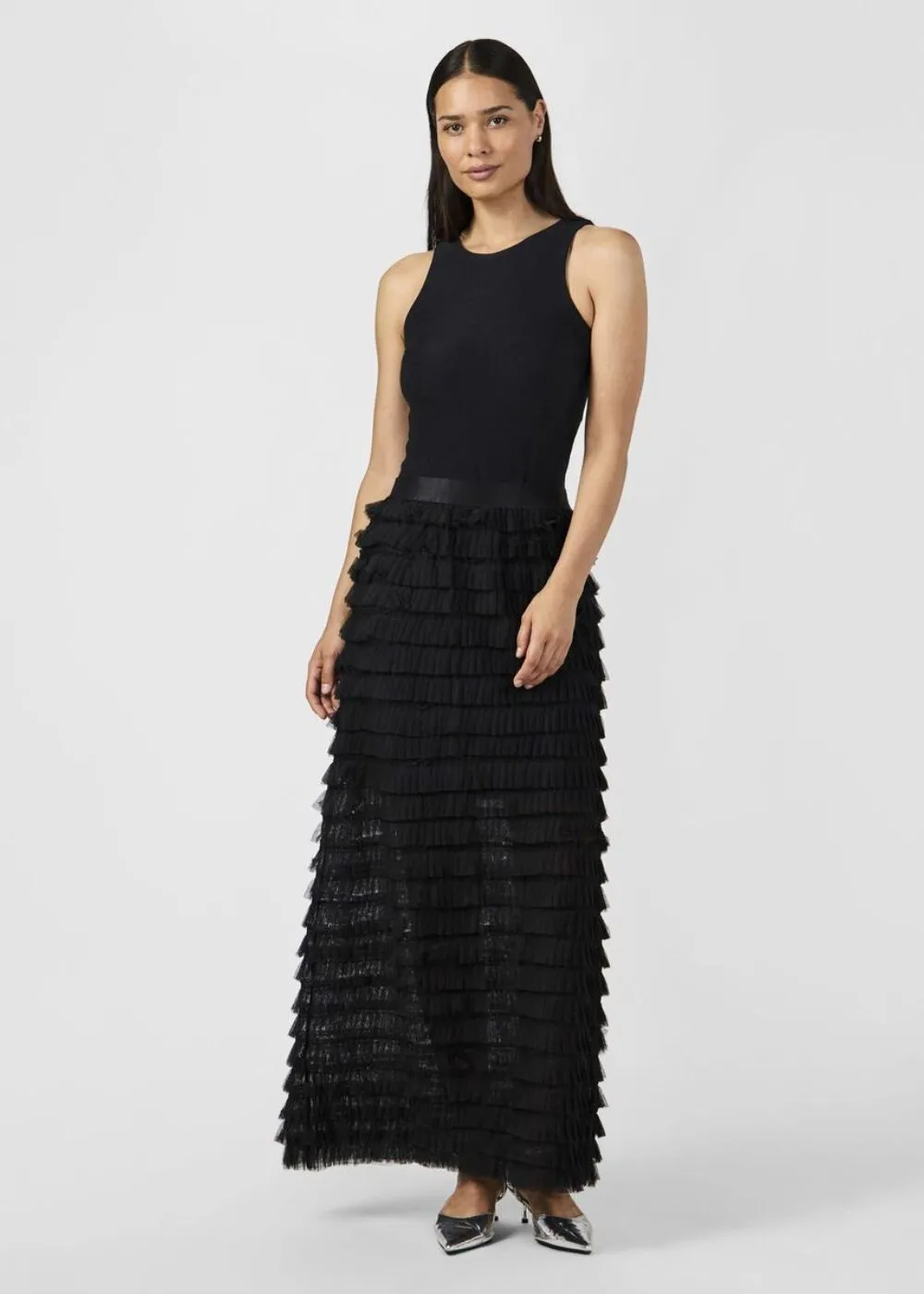 YAS KIRA TULLE LONG SKIRT